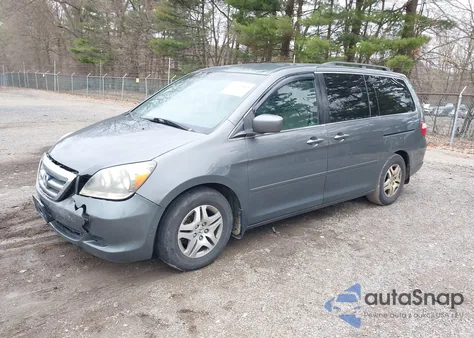 2007 Honda Odyssey Ex из США, поврежденный, VIN 5FNRL38497B133004